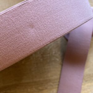 Vintage pink- Zachte elastiek 4cm