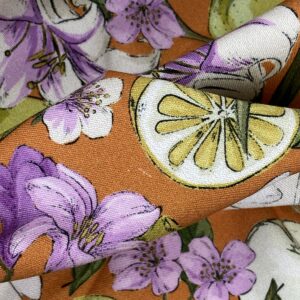 FlowerFruit Orange – katoen stretch