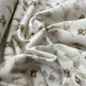 Romantic dried flowers-katoen tricot