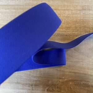 Electric Blue- Zachte elastiek 4cm