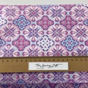 Pink Moroccon tiles- canvas