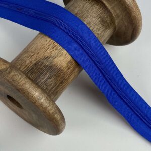 Ritstape Nylon- kobalt blauw 6mm