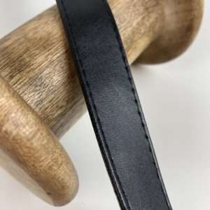 Tassenband imitatie leder – zwart
