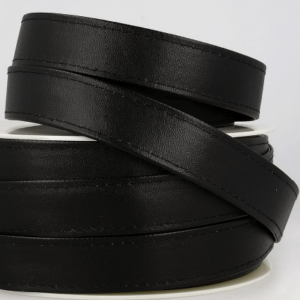 Tassenband imitatie leder – zwart