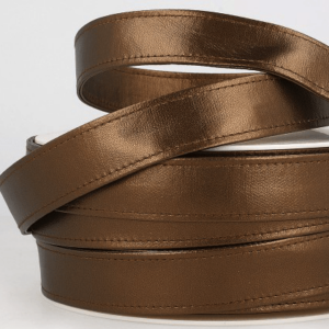 Tassenband imitatie leder – brons