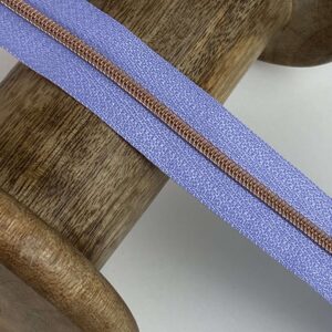 Spiraal Ritstape Lavender- Rosé goud 4mm
