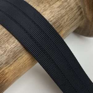 Tassenband Gros Grain zwart 40 mm