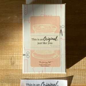 “This is an original, just like you” – set van 10 naailabels