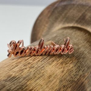“Handmade” writing – Rosé Gouden Label