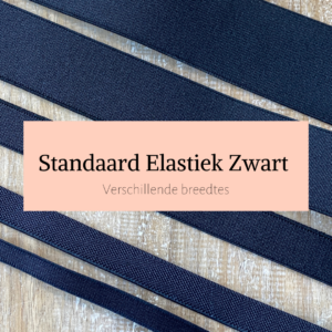 Zwart- Standaard elastiek