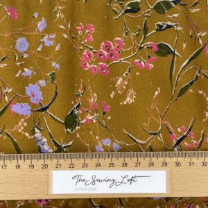 Flowers in the sun-viscose