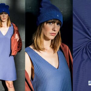 Kaya blue – 3D jacquard tricot