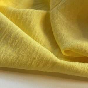 Bright Yellow – Sandwashed crêpe COUPON 1m60