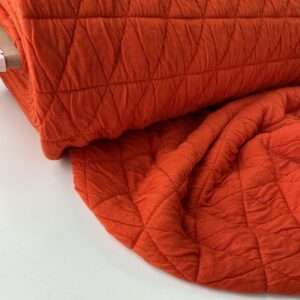 Hot orange – stepp tricot COUPON 60 cm