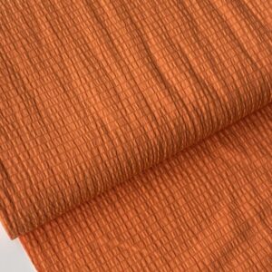 Dune orange -Seersucker COUPON 85CM