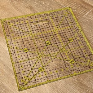 Lineaal 15×15 cm -patchwork lat