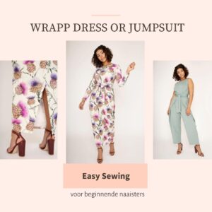 Wrapp dress of jumpsuit- zat 1 juni