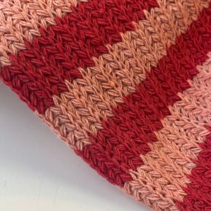 Hoda Stripes Red – Big Knit Fibre Mood