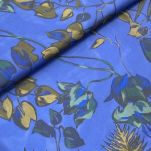 Underwater Flowers – Crêpe Polyester COUPON 1m10