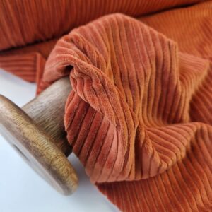 Rusty Orange – Knitted Corduroy