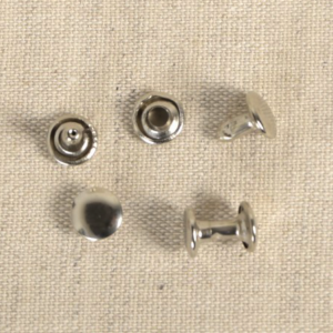 Zilveren Holnieten 8 mm – set van 20 stuks