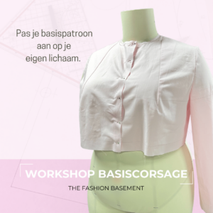 Basiscorsage The Fashion basement – zat 27 jan middag