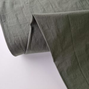 Crispy Green – Poplin Stretch Washed Silicon