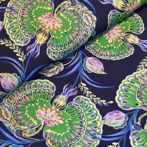 Blue Orchids – Viscose – Marylène Madou exclusive collection