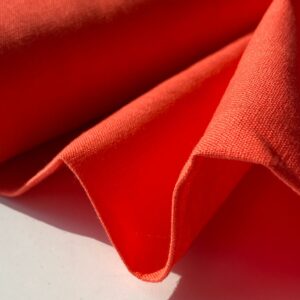 Coral Red – Washed Linnen