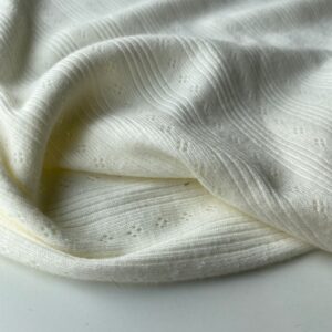 Soft white – pointelle tricot