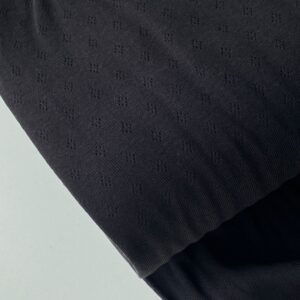 black – pointelle tricot