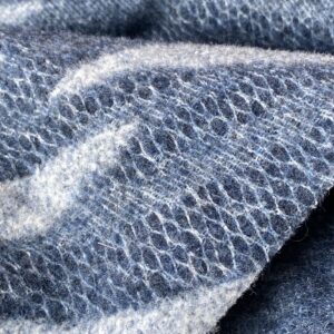 Blue Clouds Knit – mantelstof