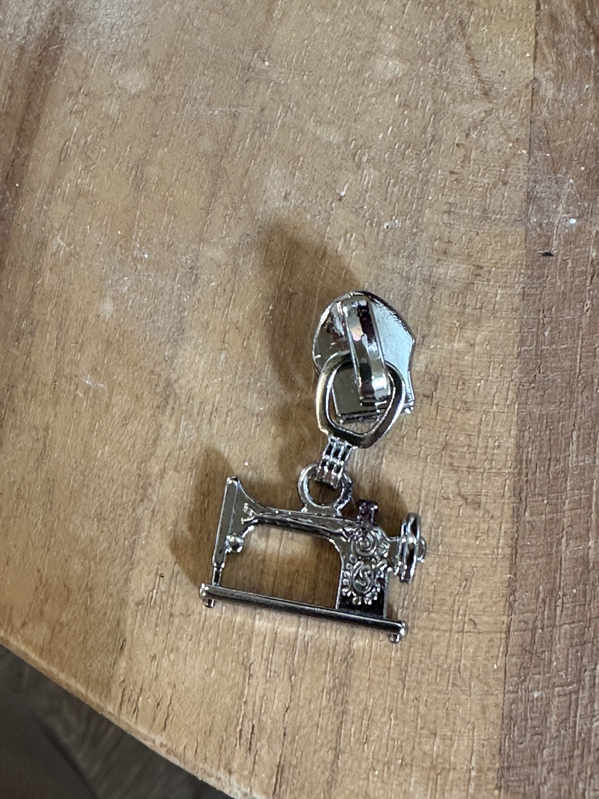 Naaimachine - Zilver - Schuiver voor SPIRAAL rits 6mm