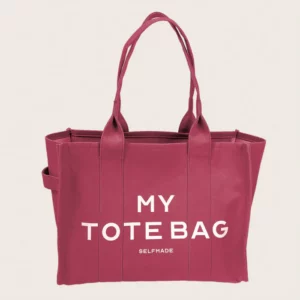 Large Zilver Marine Stripes – My Tote Bag (zonder tassenband)