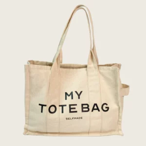 Medium Zilver Turquoise – My Tote Bag (zonder tassenband) (kopie)