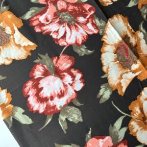 Bold Florals – Viscose Katoen Blend COUPON 3M