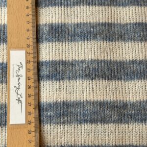 Heavenly Blue Striped Cozyness – Knit