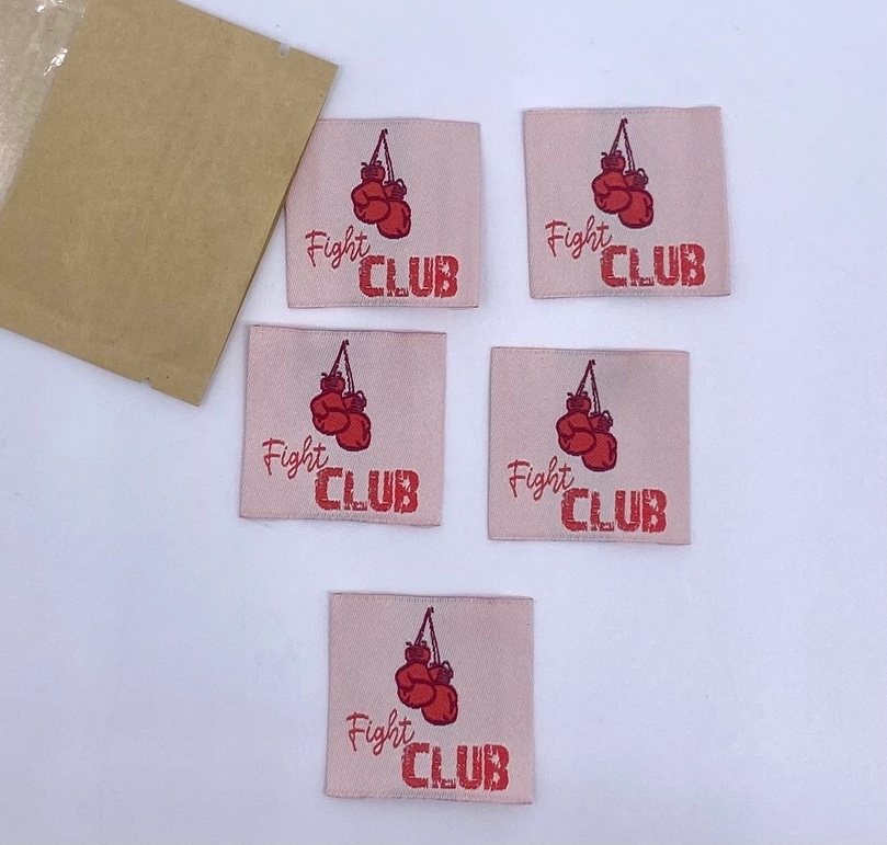 Fight Club - naailabel per stuk