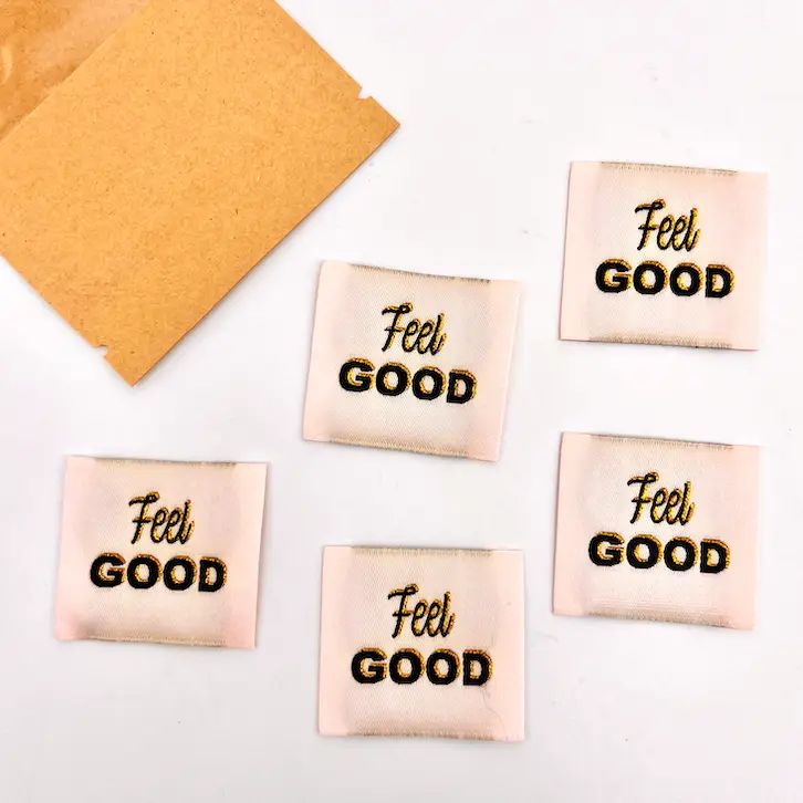 feel good - naailabel per stuk - Afbeelding 2