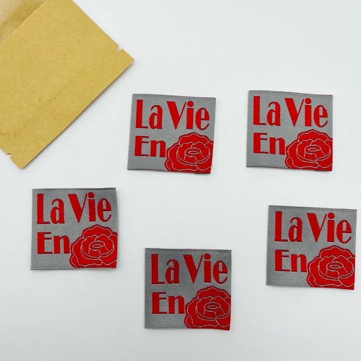 La Vie En 🌹 - naailabel per stuk - Afbeelding 2
