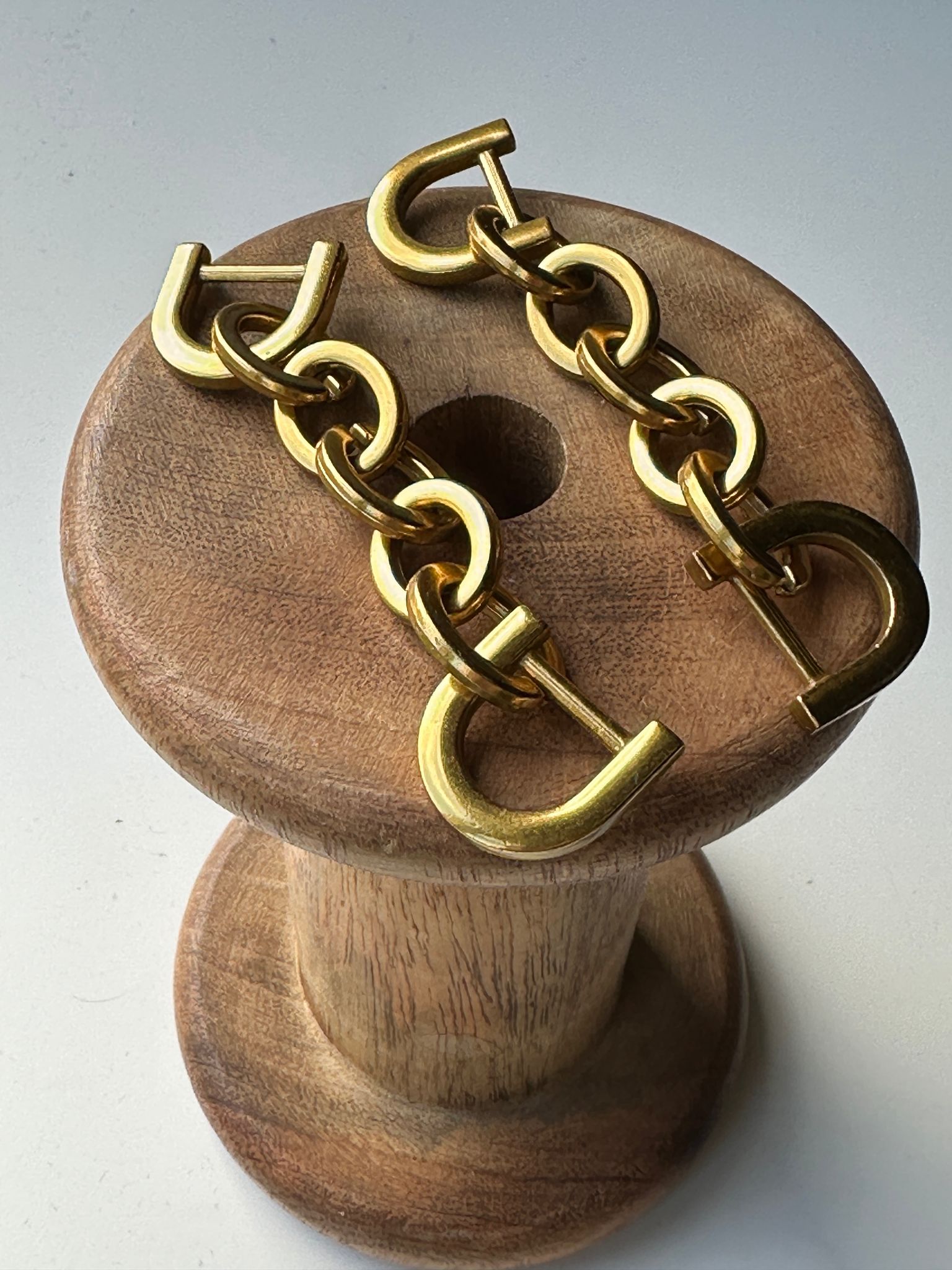 Connector tussen handtas en riem - Goud