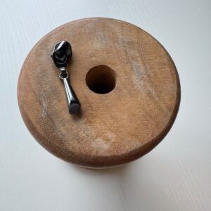 Standaard – gun metaal – schuiver voor SPIRAAL rits 6mm