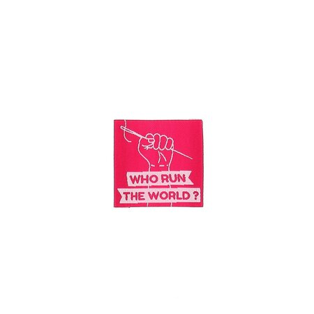 Who Run The World? - naailabel per stuk