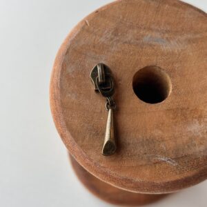 Standaard – messing – Schuiver voor SPIRAAL rits 6mm