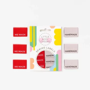 Me made handmade – Set van 6 geweven labels