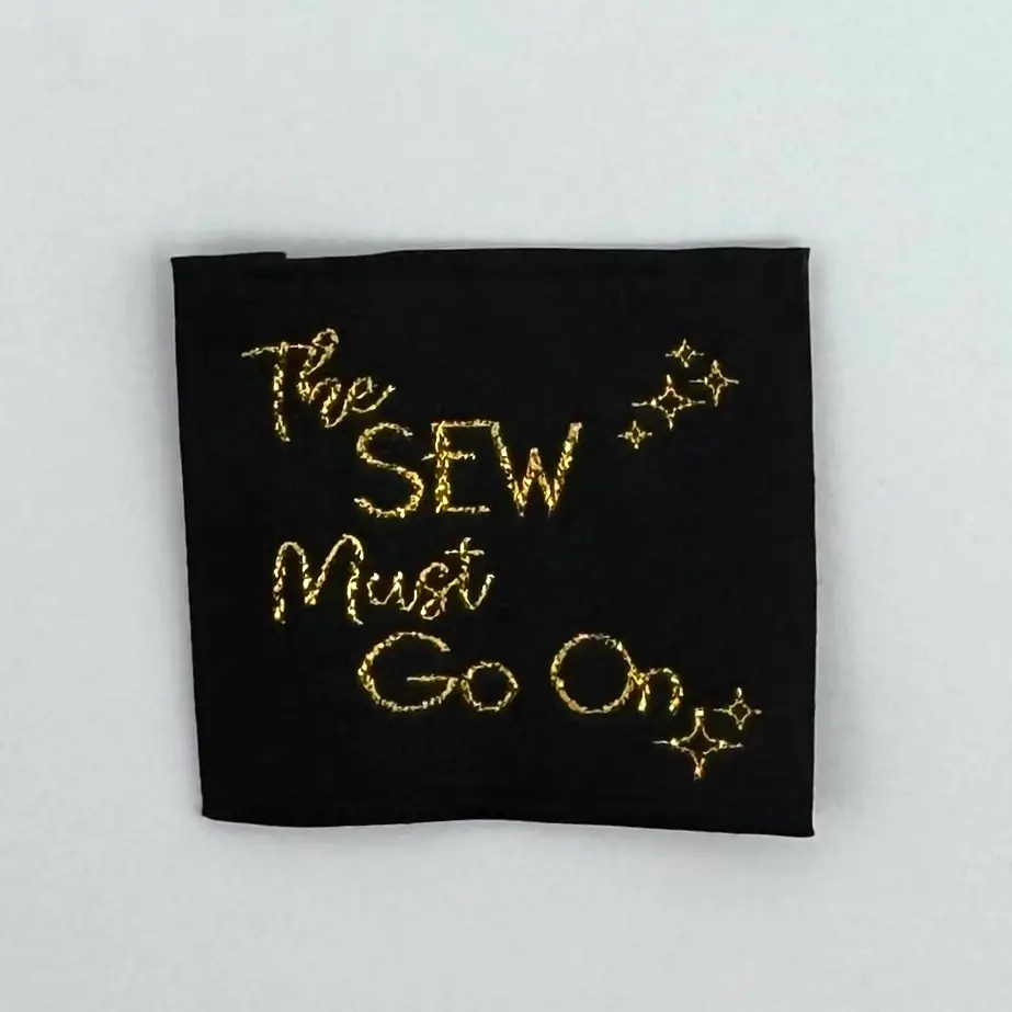 The Sew Must Go On - naailabel per stuk - Afbeelding 2