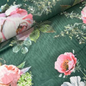 Bold Botanica Green – Deco Fluweel