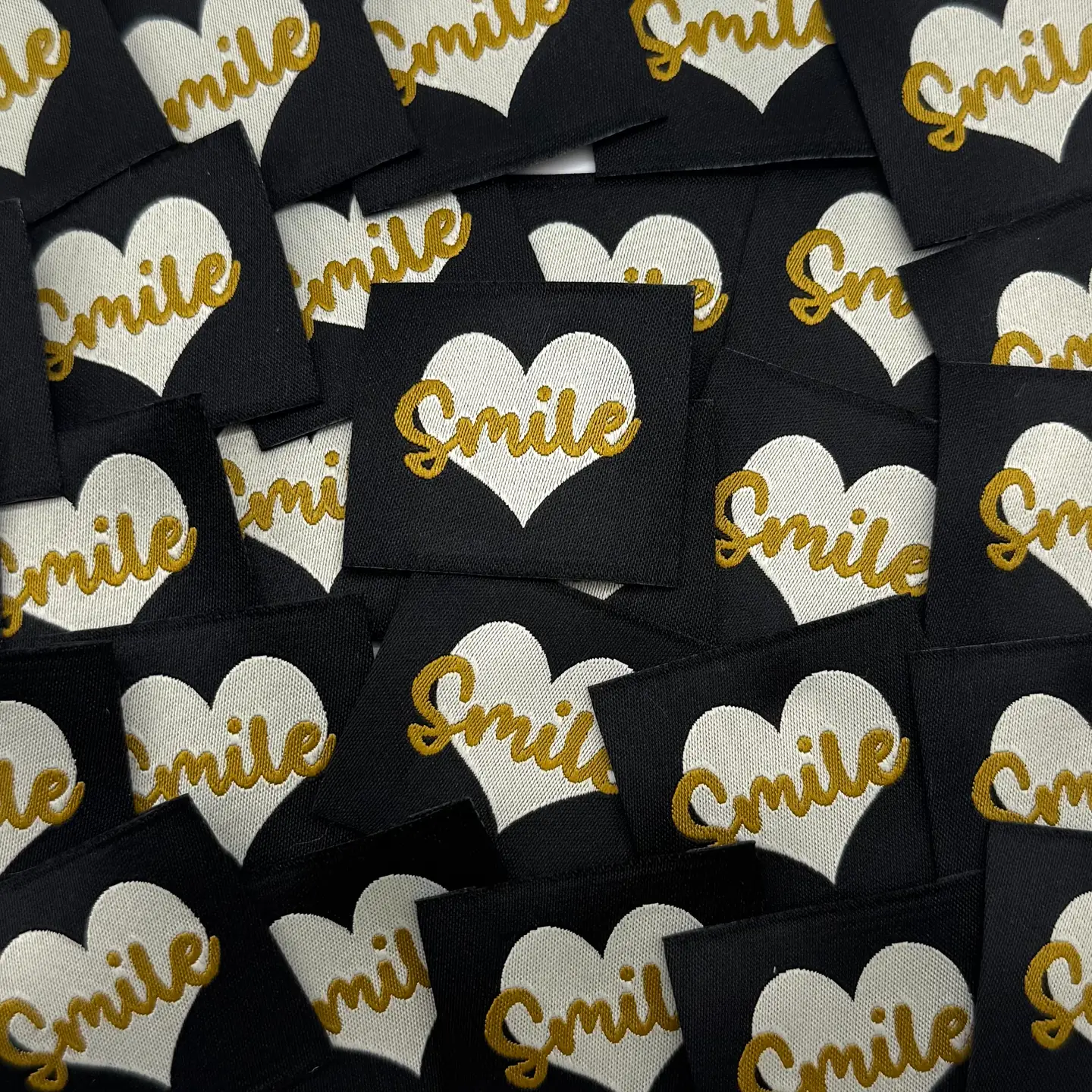 Smile - Naailabel per stuk