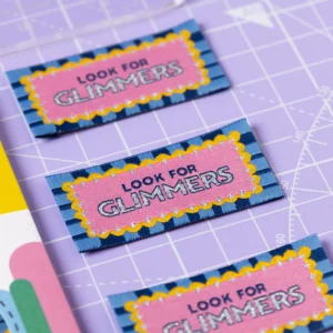 Look for glimmers – Set van 6 geweven labels
