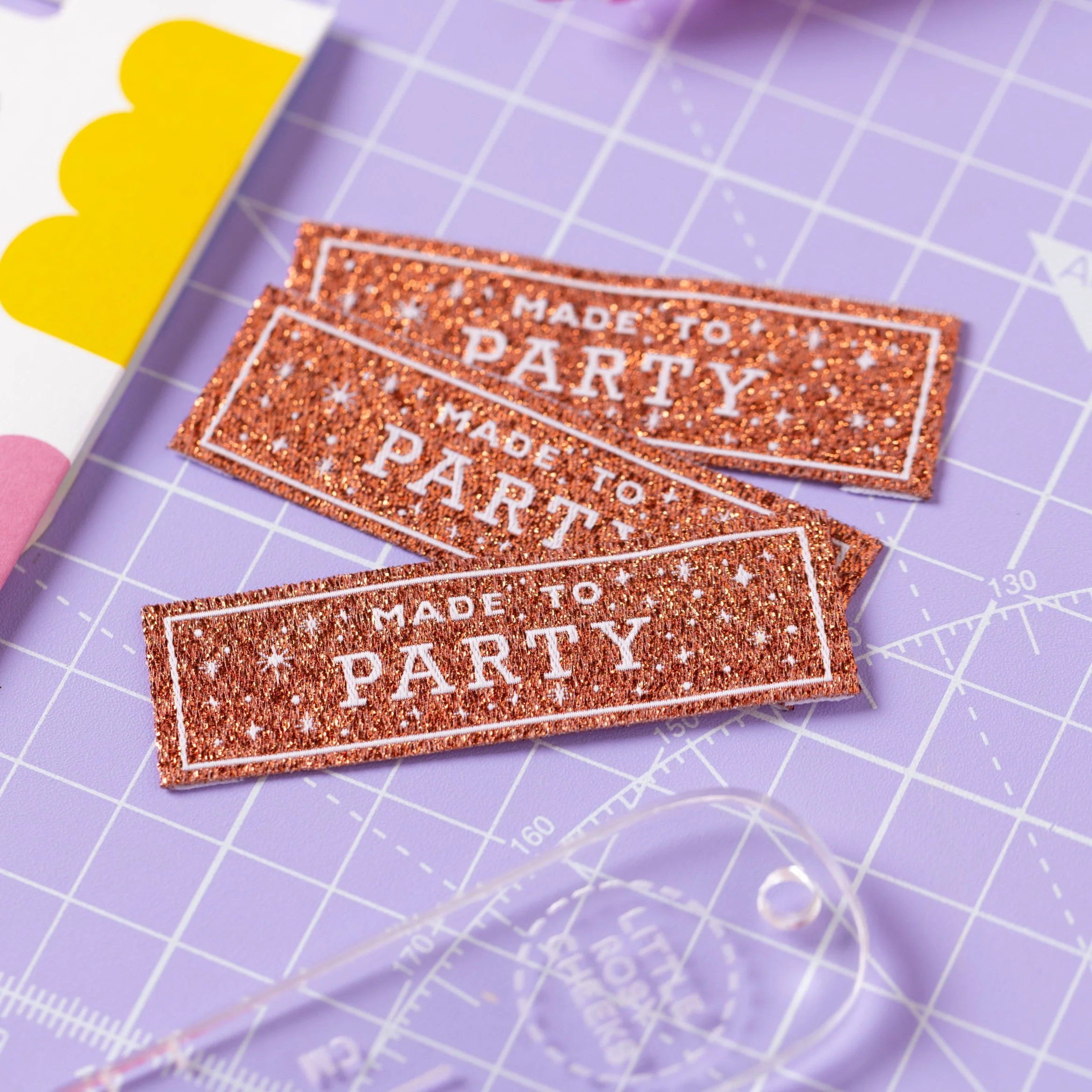 Made to party - Set van 6 geweven labels - Afbeelding 4
